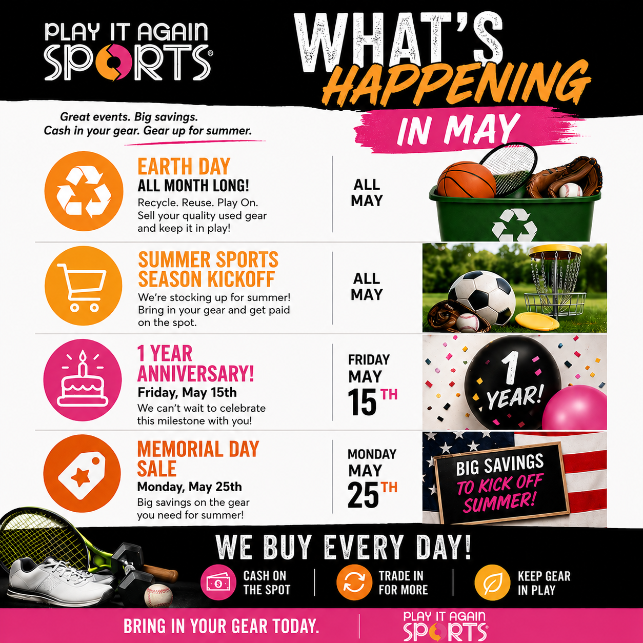 What's Happening in May